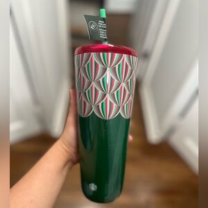 Starbucks Green and Red Tumbler